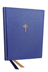 RSV2CE Catholic Bible, Journal Edition, Blue Cloth over Board, Comfort Print - Catholic Bible Press - 9781400353040