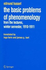 The Basic Problems of Phenomenology - Edmund Husserl - 9781402037887