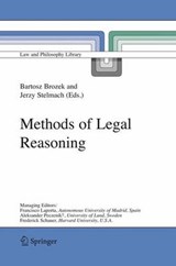 Methods of Legal Reasoning - Jerzy Stelmach ; Bartosz Brozek - 9781402049361
