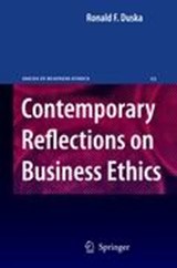 Contemporary Reflections on Business Ethics - DUSKA,  Ronald F. - 9781402049835