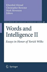 Words and Intelligence II - Khurshid Ahmad ; Christopher Brewster ; Mark Stevenson - 9781402058325