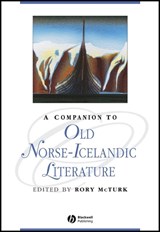 A Companion to Old Norse-Icelandic Literature and Culture - Rory (University of Leeds) McTurk - 9781405163675