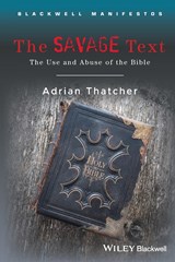 The Savage Text - ADRIAN (UNIVERSITY OF EXETER,  UK) Thatcher - 9781405170161