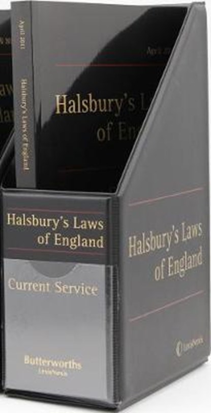 Halsbury's Laws of England Current Service Set, niet bekend - Losbladig - 9781405736299