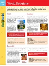 Flashcharts World Religions, Grades 5-6 - WEINTRAUB,  Aileen - 9781411469235