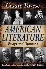 American Literature - Cesare Pavese - 9781412810739