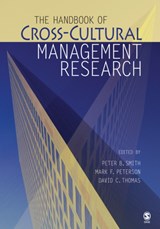 The Handbook of Cross-Cultural Management Research - Peter B Smith ; Mark F. Peterson ; David C. Thomas - 9781412940269