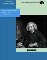 Life of Johnson, Book V - James Boswell - 9781427056665