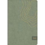 CSB (In)Courage Devotional Bible, Sage Leathertouch, Indexed - (in)Courage - 9781430082545