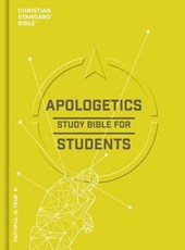 CSB Apologetics Study Bible for Students, Hardcover: Black Letter, Teens, Study Notes and Commentary, Ribbon Marker, Sewn Binding, Easy-To-Read Bible