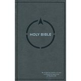 CSB Drill Bible, Gray Leathertouch Over Board - Csb Bibles by Holman - 9781433644337