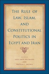 The Rule of Law, Islam, and Constitutional Politics in Egypt and Iran -  - 9781438445977