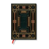 Onyx (Asterales) Midi Lined Hardback Journal (Elastic Band Closure) - Paperblanks - 9781439796146