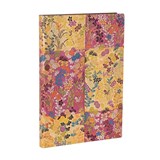Kara-ori Pink (Japanese Kimono) Midi Lined Softcover Flexi Journal (Elastic Band Closure) - Paperblanks - 9781439798171