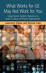 What Works for GE May Not Work for You - Lawrence Solow ; Brenda Fake - 9781439825990