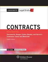 Casenote Legal Briefs for Contracts, Keyed to Farnsworth, Sanger, Cohen, Brooks, and Garvin - Casenote Legal Briefs - 9781454840749