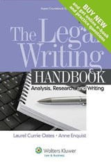 The Legal Writing Handbook - OATES,  Laurel Currie ; Enquist, Anne - 9781454889137
