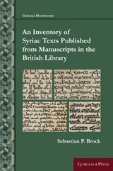 An Inventory of Syriac Texts Published from Manuscripts in the British Library - Sebastian Brock - 9781463242145
