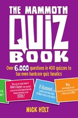 The Mammoth Quiz Book - Nick Holt - 9781472106223