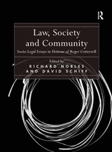 Law, Society and Community - Richard Nobles ; David Schiff - 9781472409829