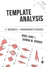 Template Analysis for Business and Management Students - KING,  Nigel ; Brooks, Joanna - 9781473911574