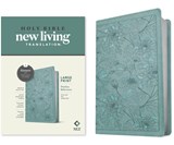 NLT Large Print Thinline Reference Bible, Filament Enabled Edition (Red Letter, Leatherlike, Floral/Teal) - New Living Translation - 9781496444912