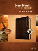 Every Man's Bible Niv, Large Print, Deluxe Explorer Edition (Leatherlike, Rustic Brown, Indexed) - ARTERBURN,  Stephen - 9781496447951