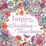 Inspire: 1 Corinthians--2 Thessalonians (Softcover): Coloring & Creative Journaling Through 1 Corinthians--2 Thessalonians - New Living Translation - 9781496455017