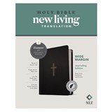 NLT Wide Margin Bible, Filament Enabled (Hardcover Leatherlike, Black Cross, Indexed, Red Letter) - New Living Translation - 9781496460158