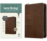 NLT Thinline Reference Zipper Bible, Filament Enabled (Leatherlike, Atlas Rustic Brown, Indexed, Red Letter) - New Living Translation - 9781496466211