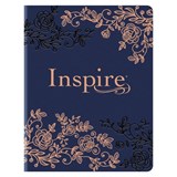Inspire Bible Nlt, Filament Enabled (Hardcover Leatherlike, Navy) - Tyndale - 9781496487834