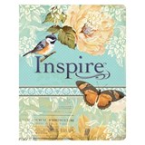Inspire Bible NLT, Filament Enabled, Vintage Blue/Cream - New Living Translation - 9781496487858