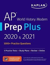 AP World History Modern Prep Plus 2020 & 2021: 5 Practice Tests + Study Plans + Review + Online - Kaplan Test Prep - 9781506248127
