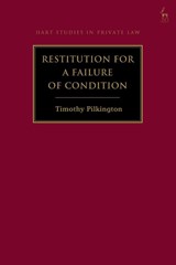 Restitution for a Failure of Condition - Timothy Pilkington - 9781509989911