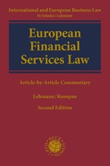 European Financial Services Law - Matthias (University of Vienna Lehmann ; Christoph Kumpan - 9781509993840