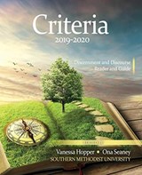 Criteria 2019-2020: Discernment and Discourse Reader and Guide - Southern Methodist University - 9781524985455