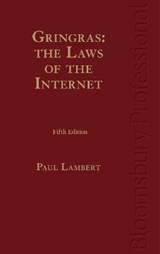 Gringras: The Laws of the Internet - Mr Paul Lambert - 9781526506320