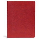 KJV Spurgeon Study Bible, Crimson Leathertouch - Alistair Begg - 9781535925556