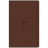 KJV Large Print Personal Size Reference Bible, Brown Leathertouch Indexed - Holman Bible Publishers - 9781535935623