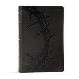 KJV Large Print Personal Size Reference Bible, Charcoal Leat - Holman Bible Publishers - 9781535935692