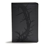 KJV Giant Print Reference Bible, Charcoal Leathertouch - Holman Bible Publishers - 9781535954082