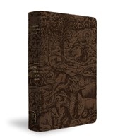 KJV Majestic Illuminated Bible (Brown LeatherLuxe) - FaithWords - 9781546009771
