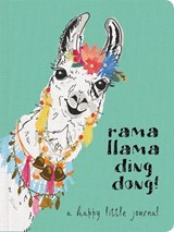 Rama Llama Ding Dong Textured Paperback Journal - Ellie Claire - 9781546014782
