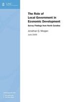The Role of Local Government in Economic Development - Jonathan Q. Morgan - 9781560116127