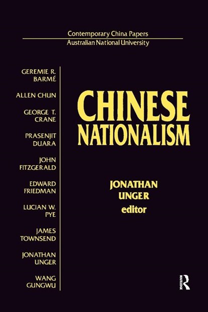 Chinese Nationalism, Jonathan Unger - Paperback - 9781563248108
