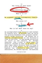 Mis-directing the Play - MCCABE,  Terry - 9781566637992