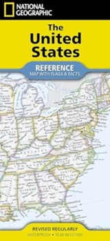 National Geographic United States Map (Folded with Flags and Facts) -  - 9781566958097