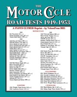 MOTORCYCLE ROAD TESTS 1949-1953 (From the Motor Cycle magazine UK) - Floyd Clymer - 9781588502377