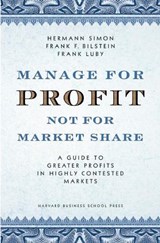Manage for Profit, Not for Market Share - SIMON,  Hermann - 9781591395263