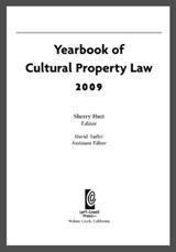 Yearbook of Cultural Property Law 2009 - Sherry Hutt ; David Tarler - 9781598744194